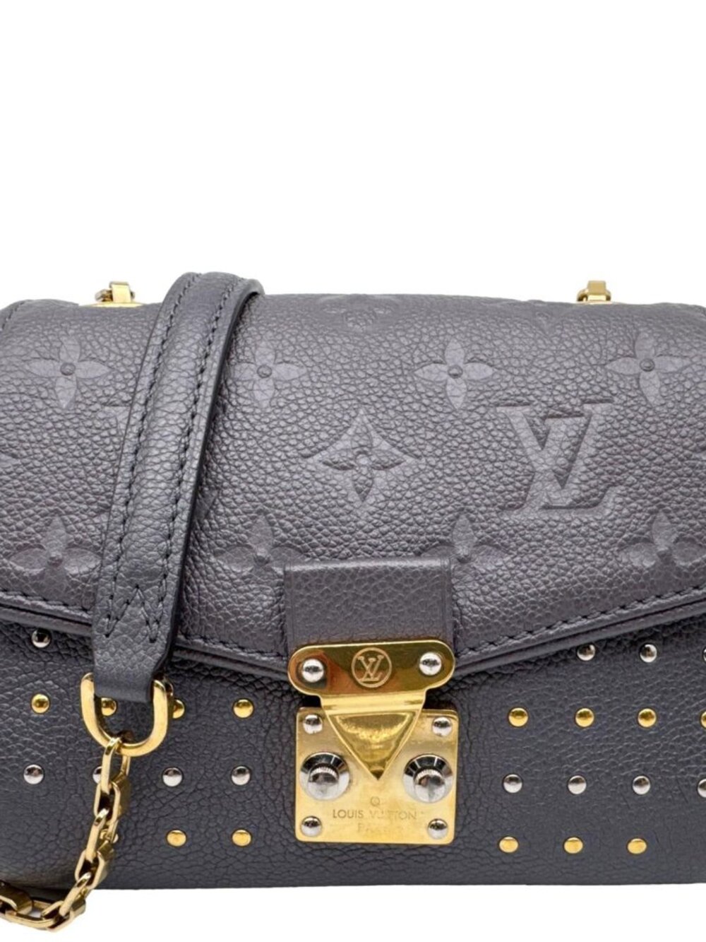 Louis Vuitton Saint Germain BB Studded Monogram Empreinte Leather Shoulder Bag